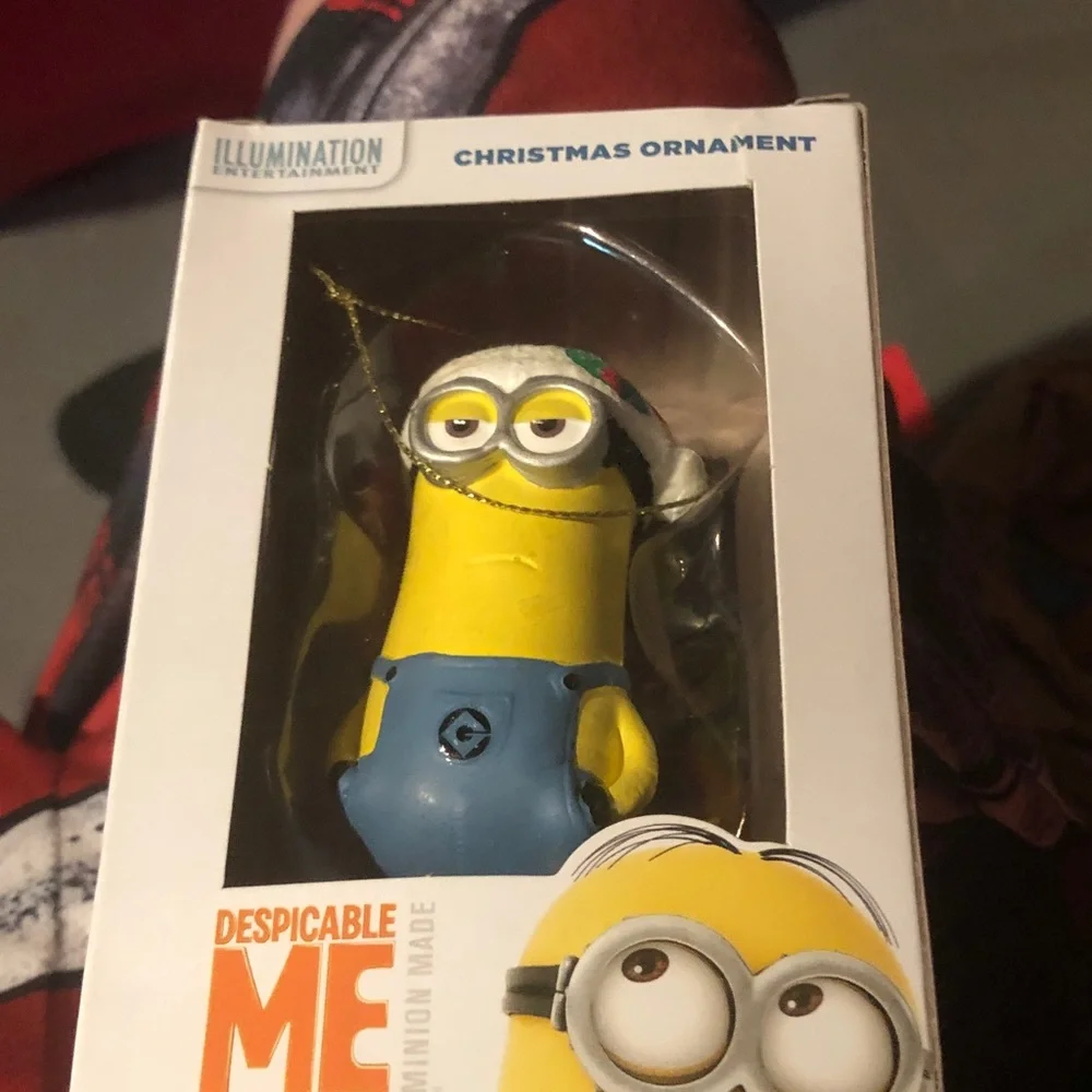 Despicable Me Yellow Minion Christmas Ornament - Official Illumination